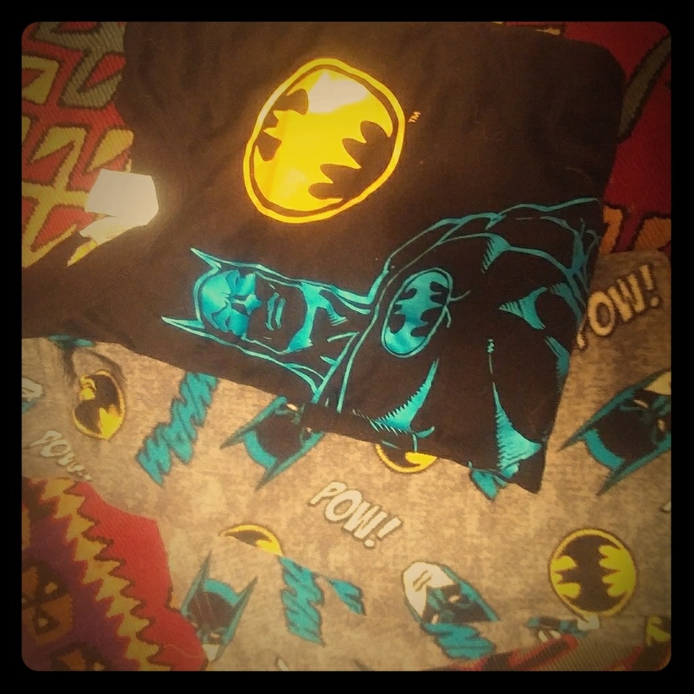 Batman PJ set with 2 shirts